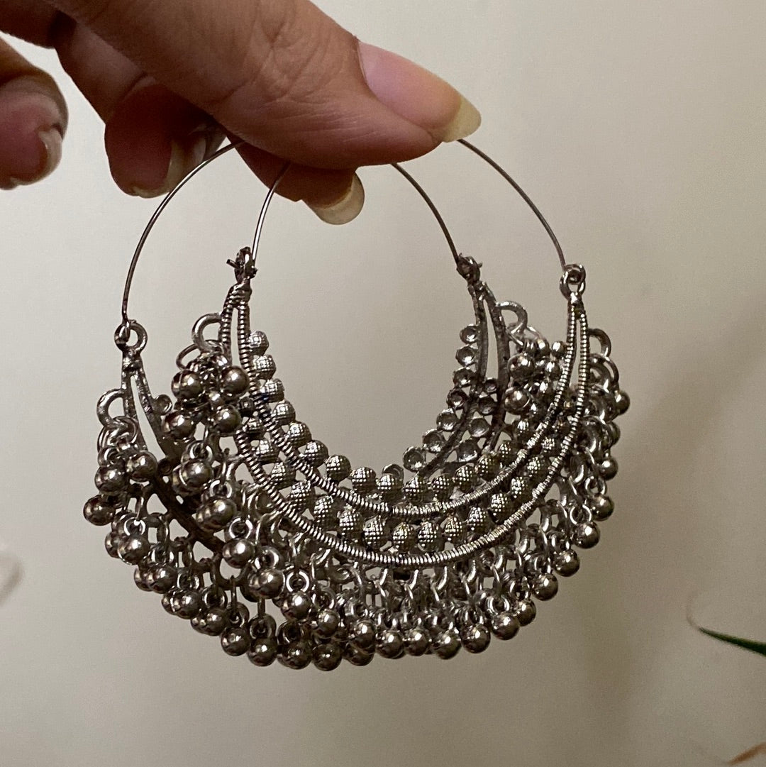Chandbali hoops
