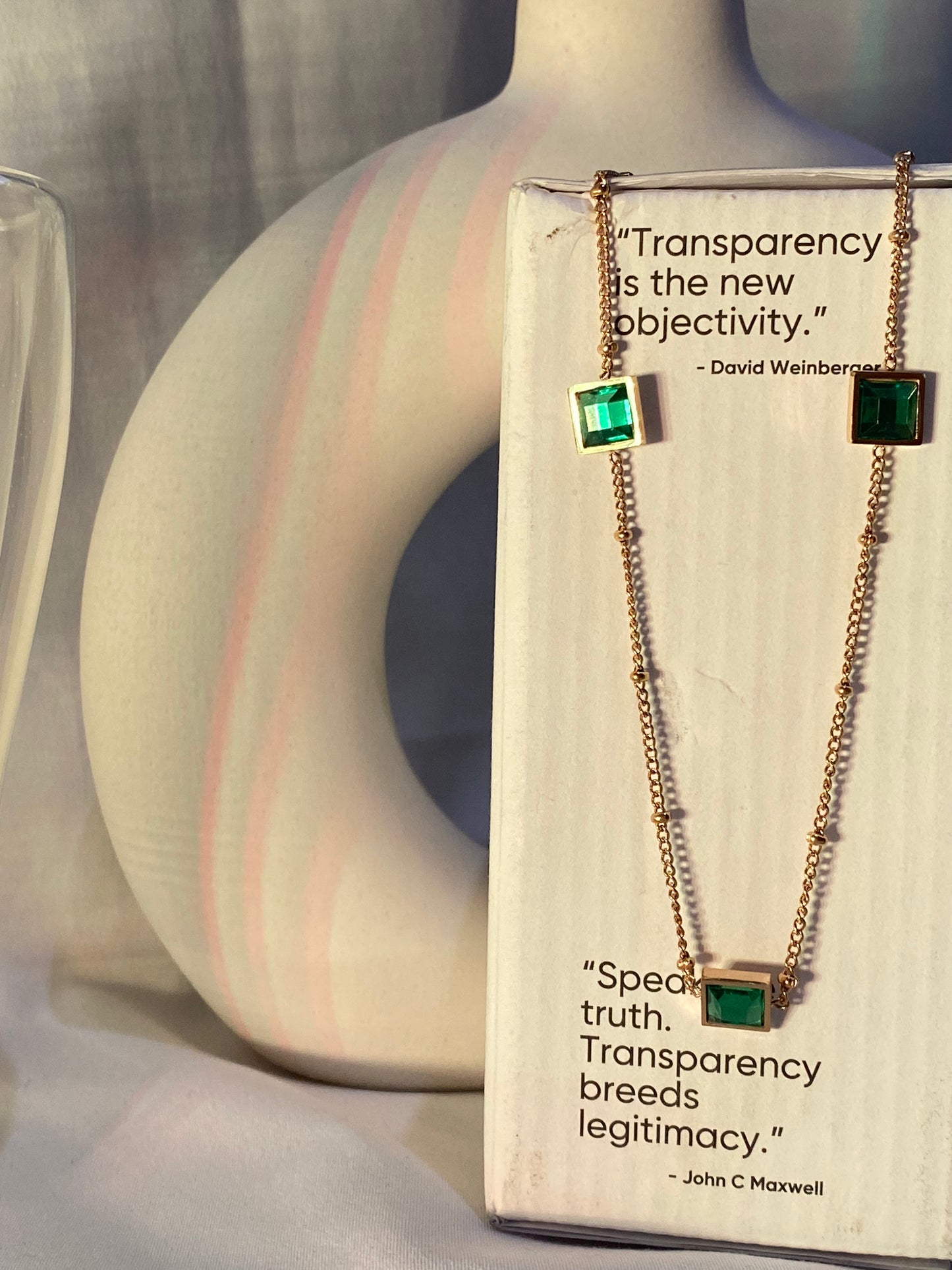 Claudia Emerald Necklace