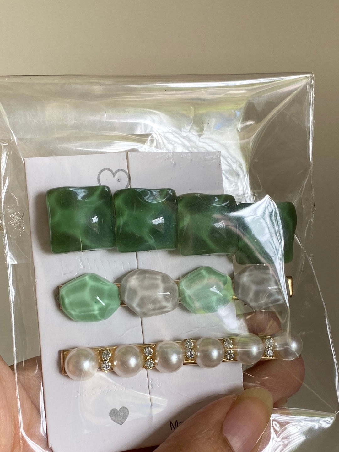 Stone hairclips