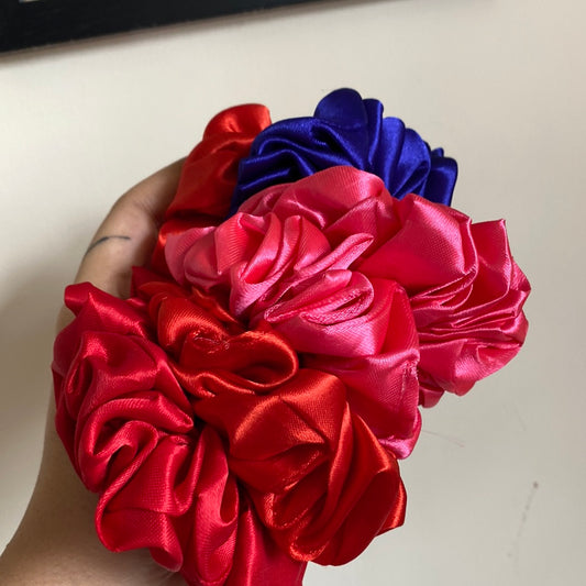Satin scrunchies