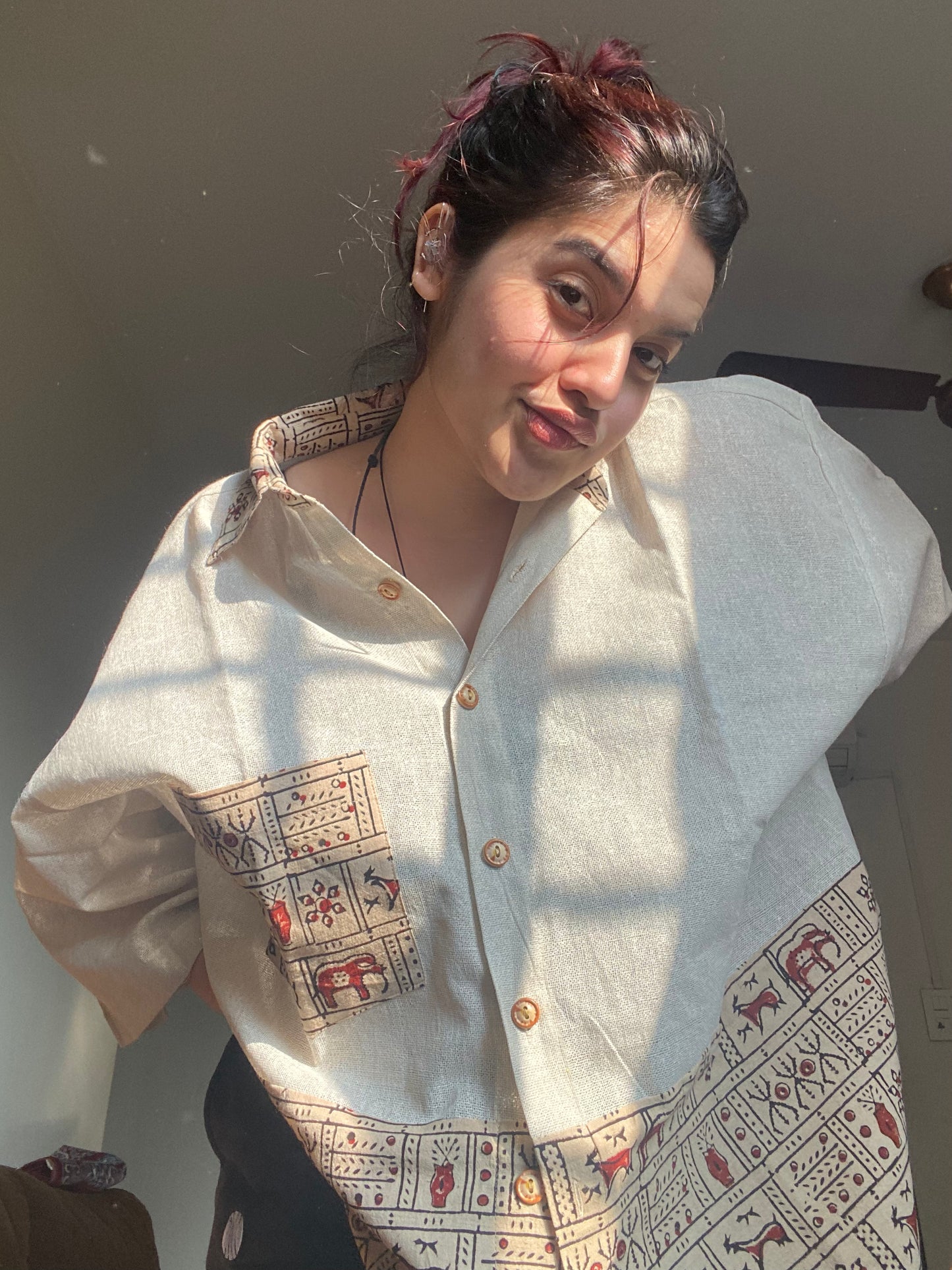 Warli Half n Half Shirt