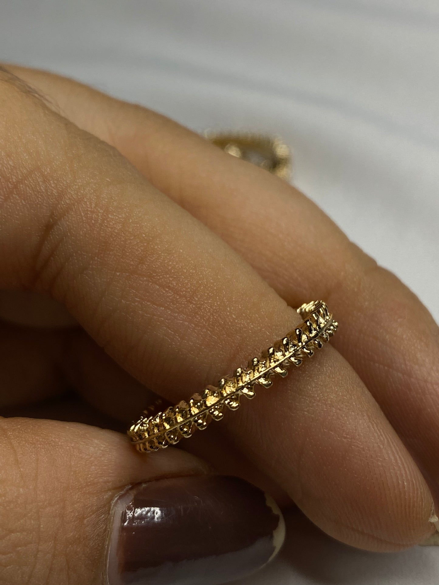Plain band ring
