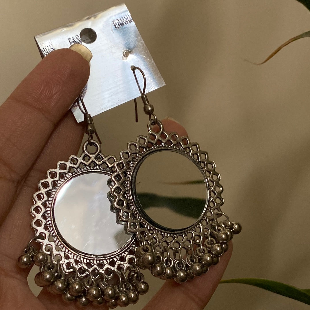 Mirror earrings