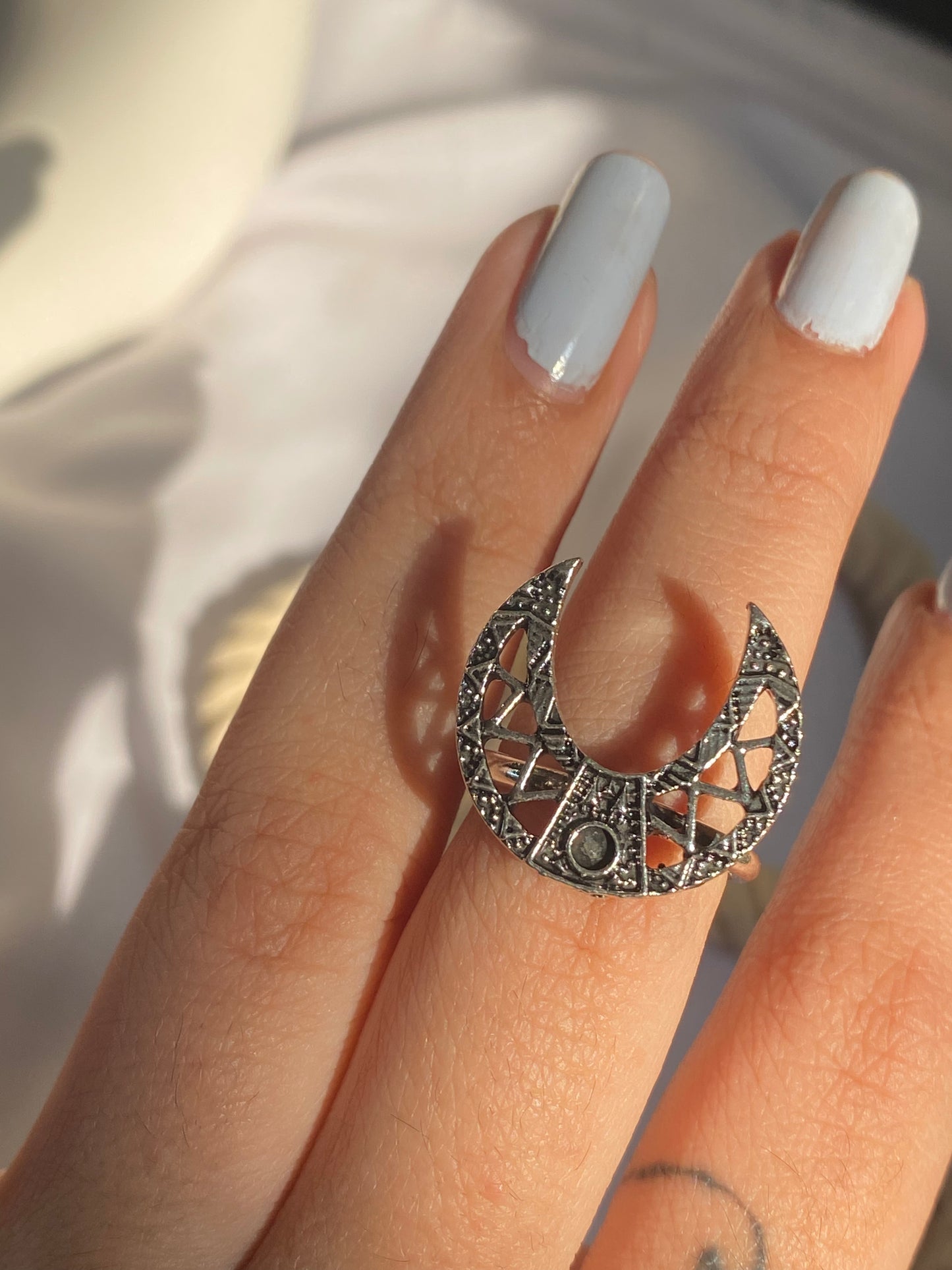 Natalie Boho Silver Rings