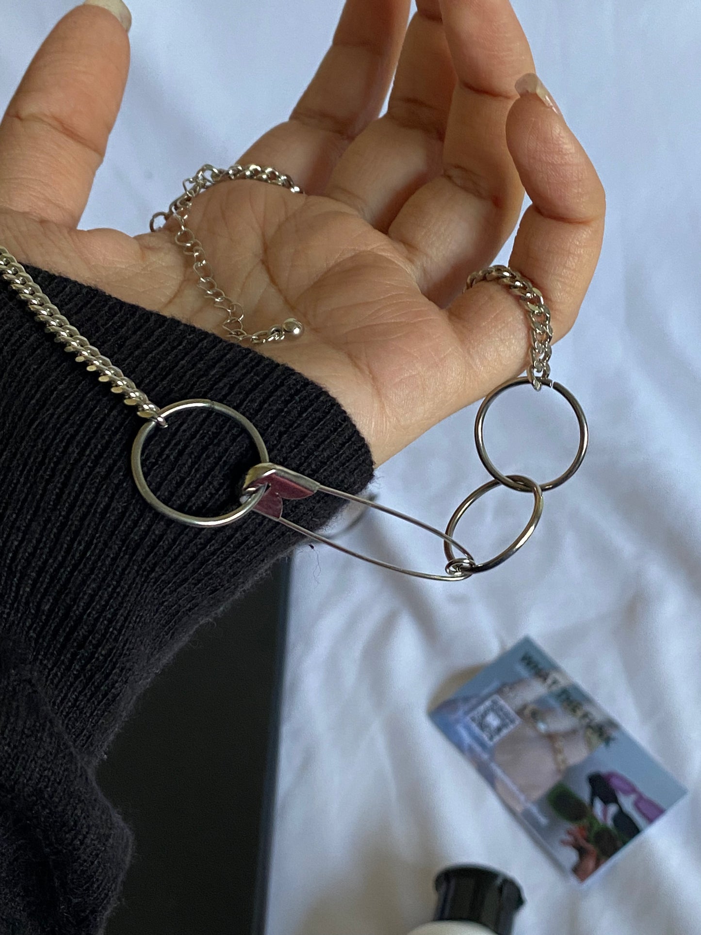 Safety Pin Chunk Chain