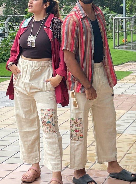 Khadi Jhute unisex Pants