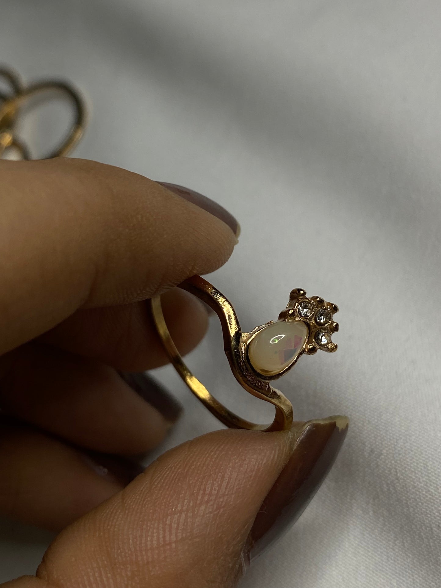 Crystal stone rings ✨