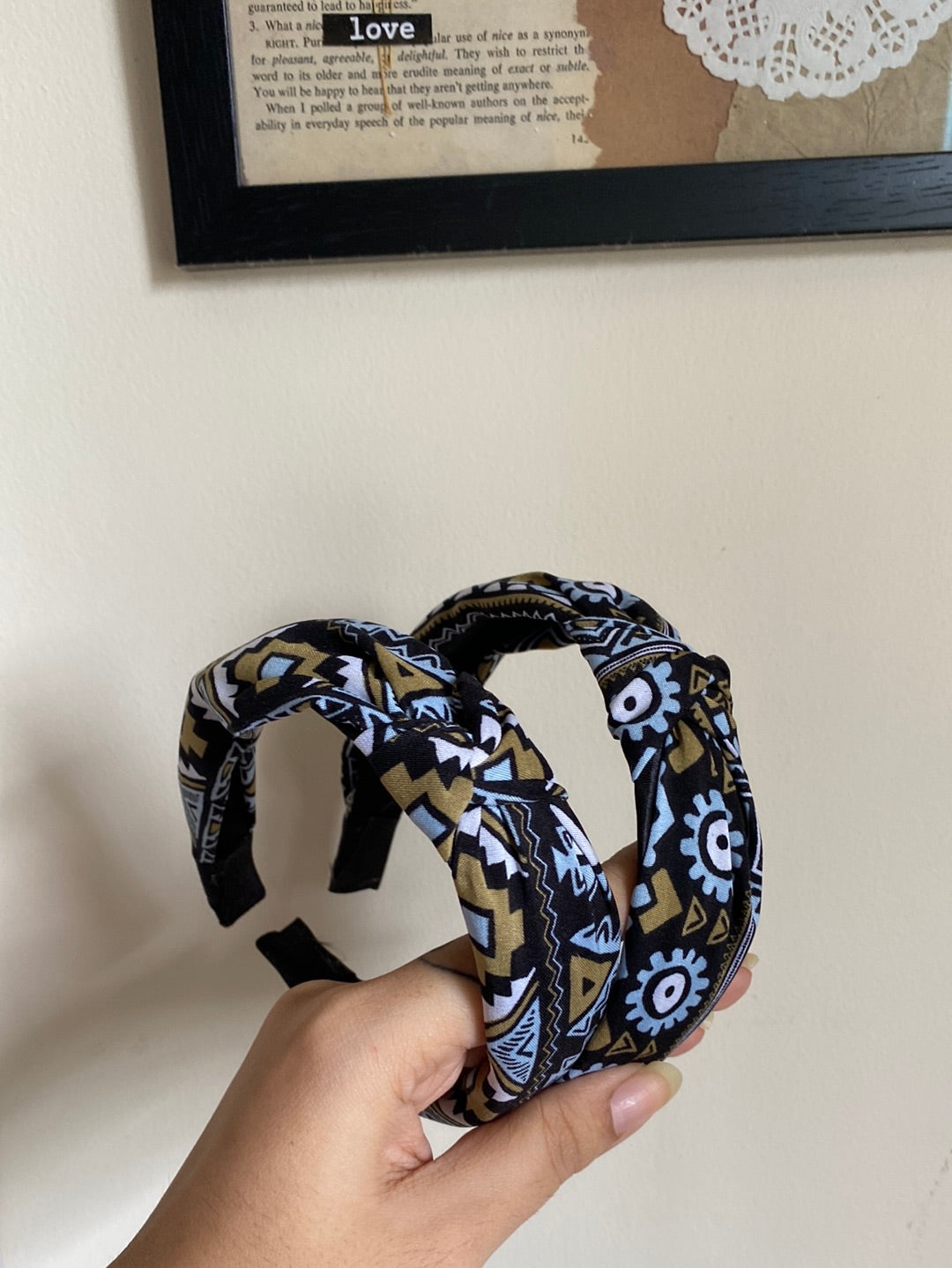 Indie print headband