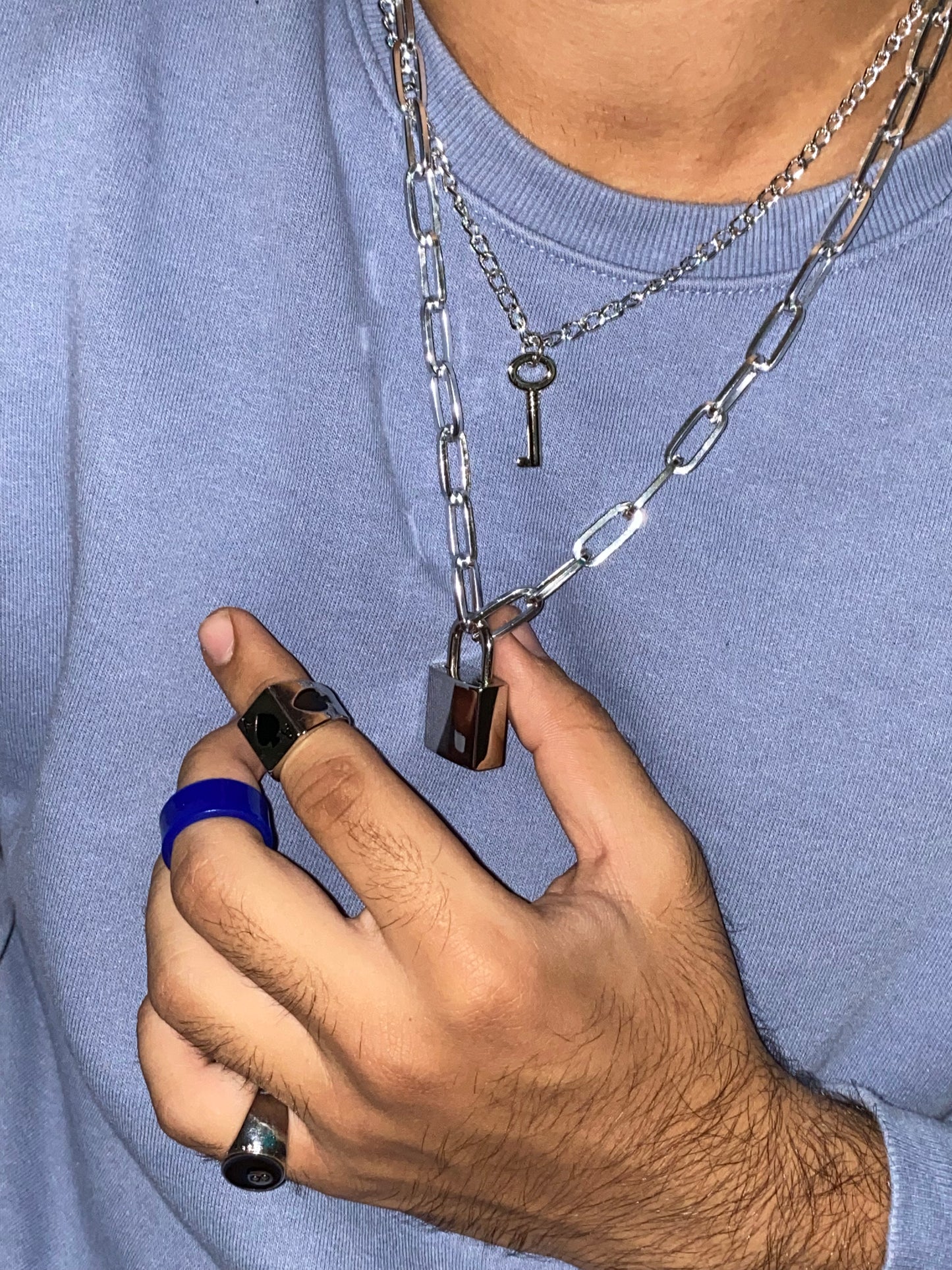 Lock and key chain