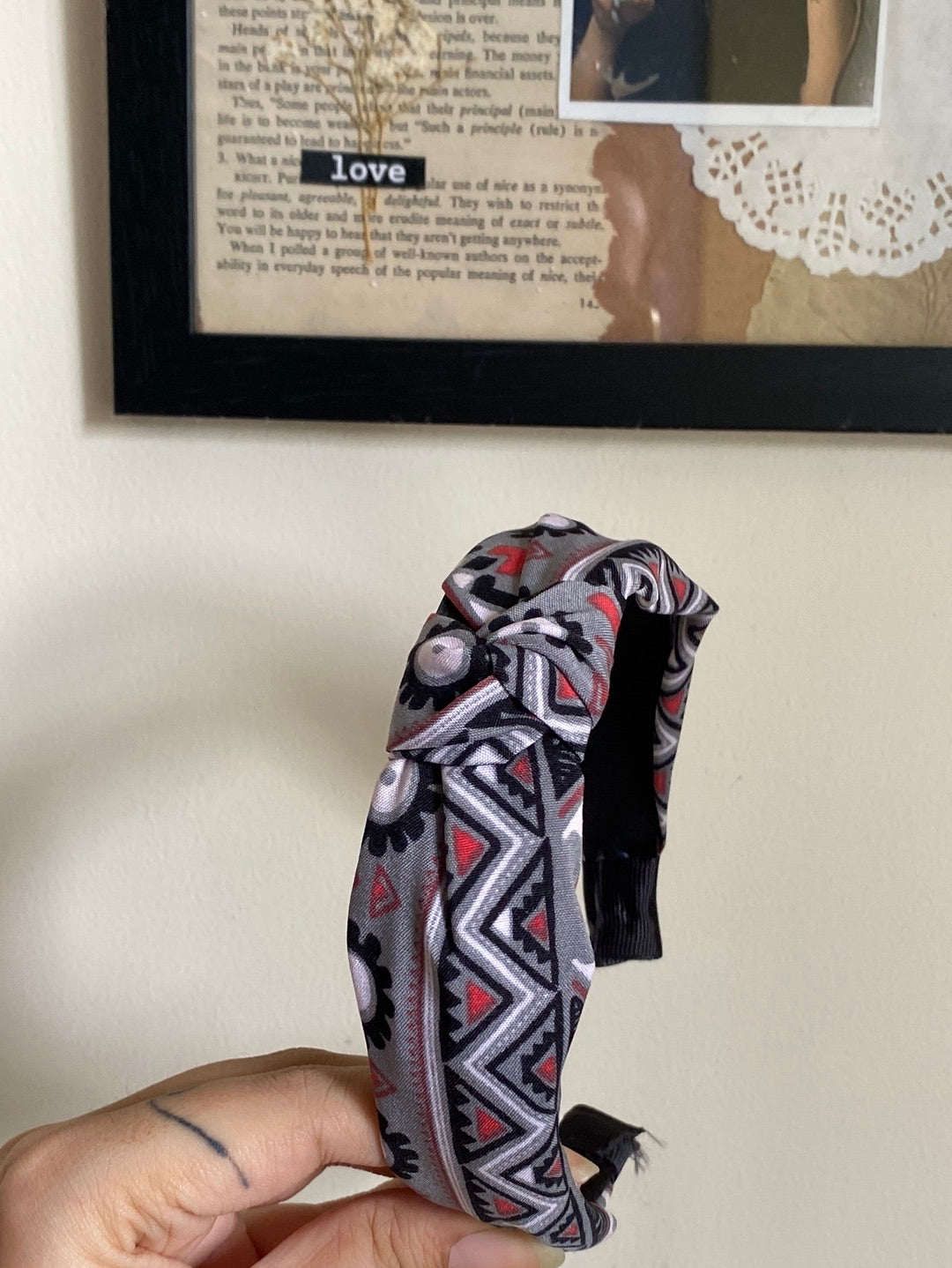 Indie print headband