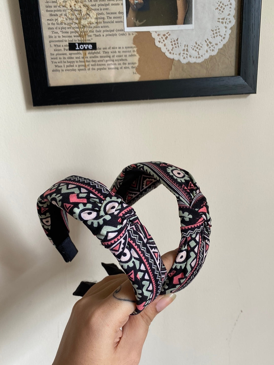 Indie print headband