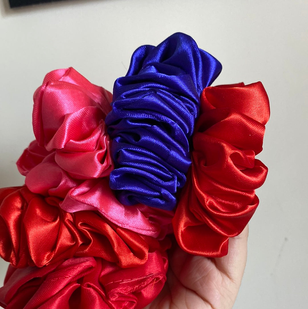 Satin scrunchies
