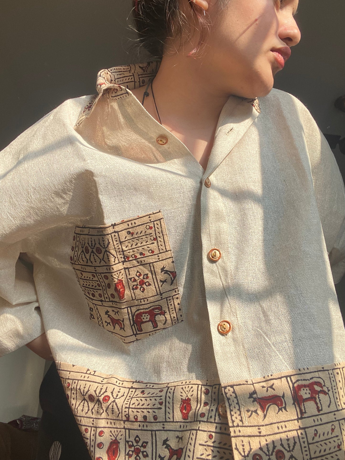 Warli Half n Half Shirt