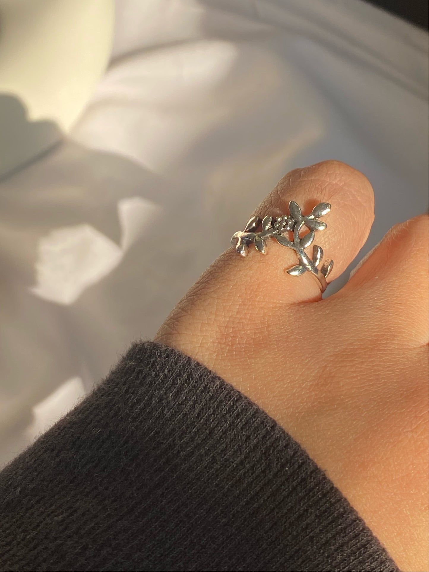 Natalie Boho Silver Rings