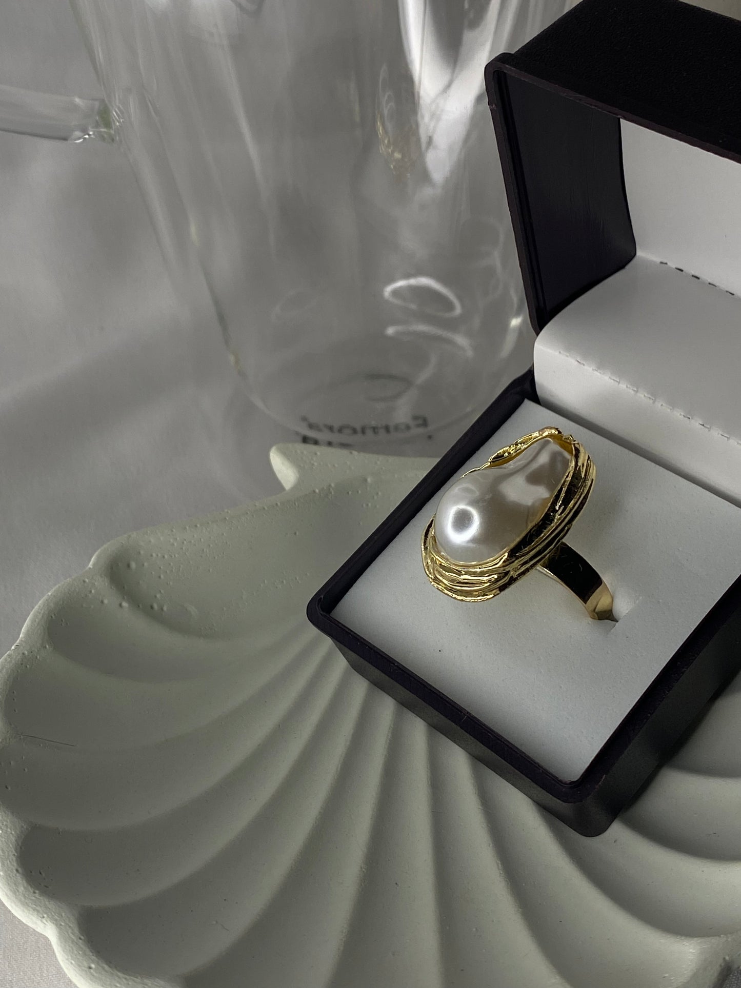 Mandola Pearl Ring