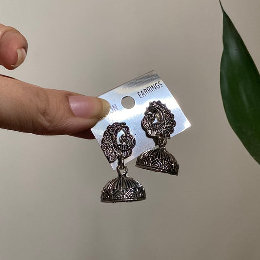 Small peacock jhumki