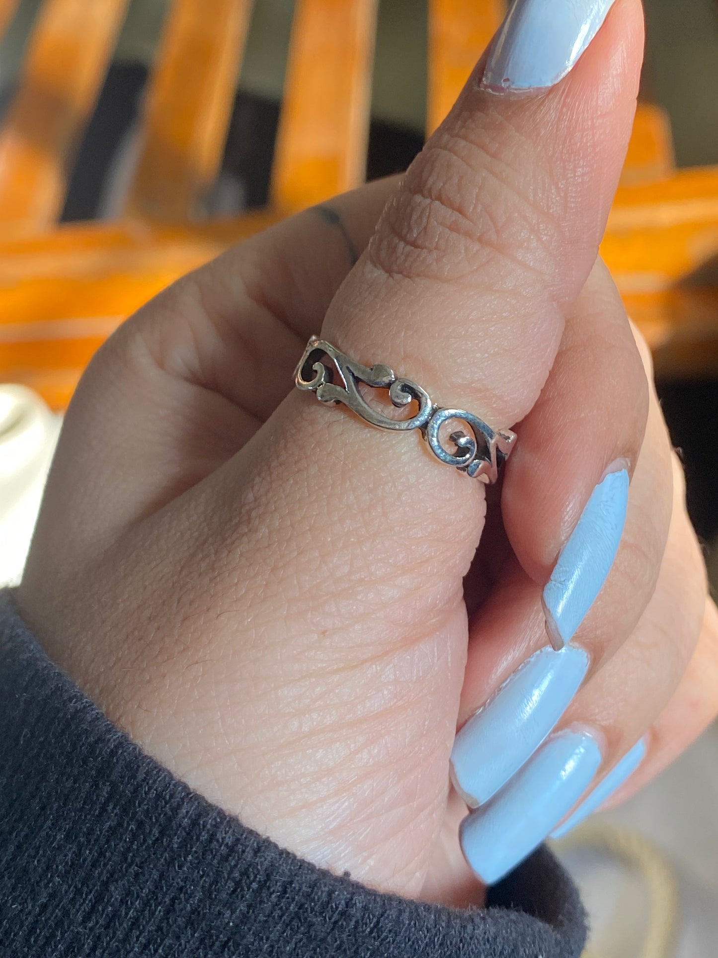 Natalie Boho Silver Rings
