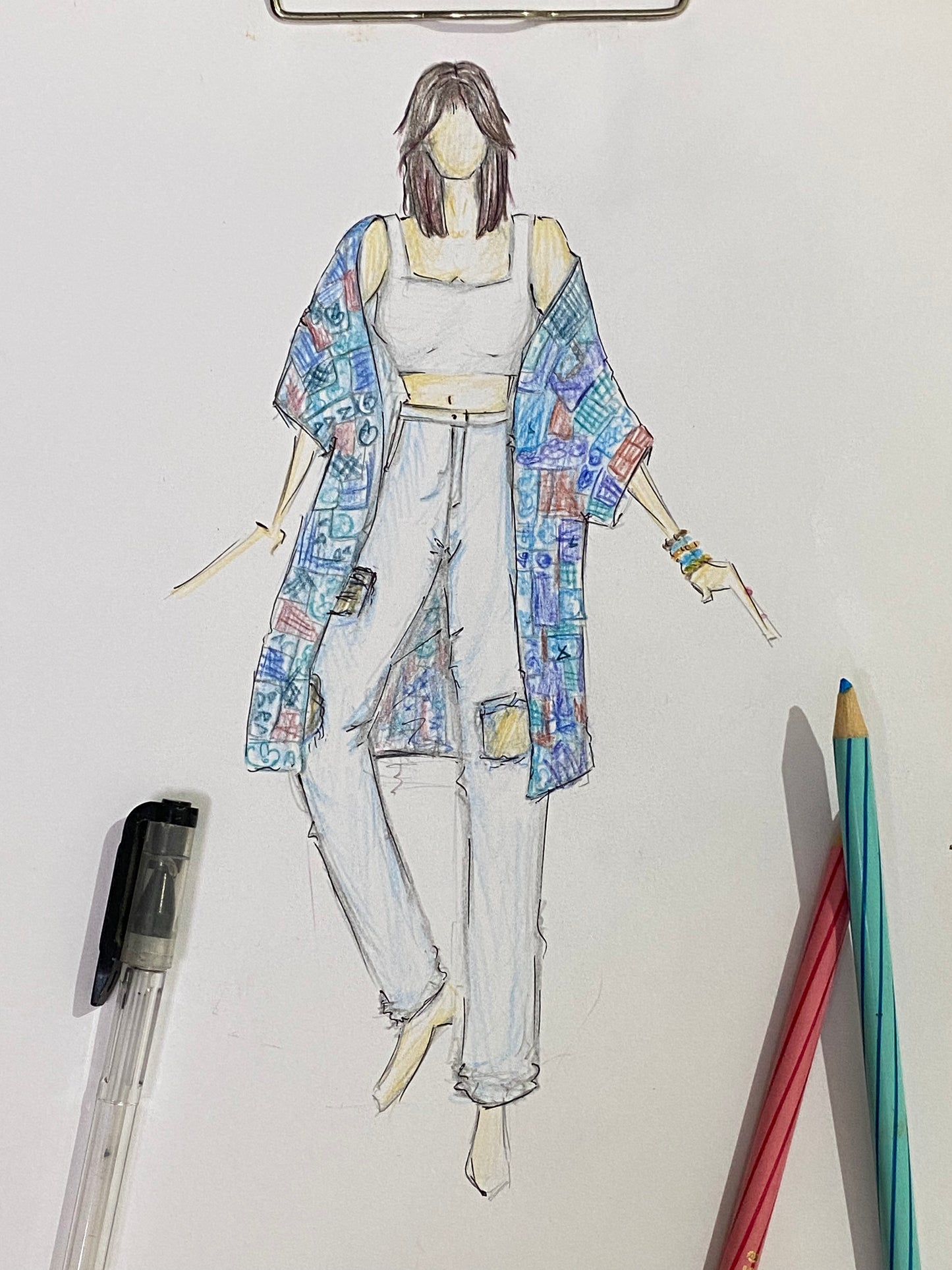 Sky Wave or Water Wave unisex jacket