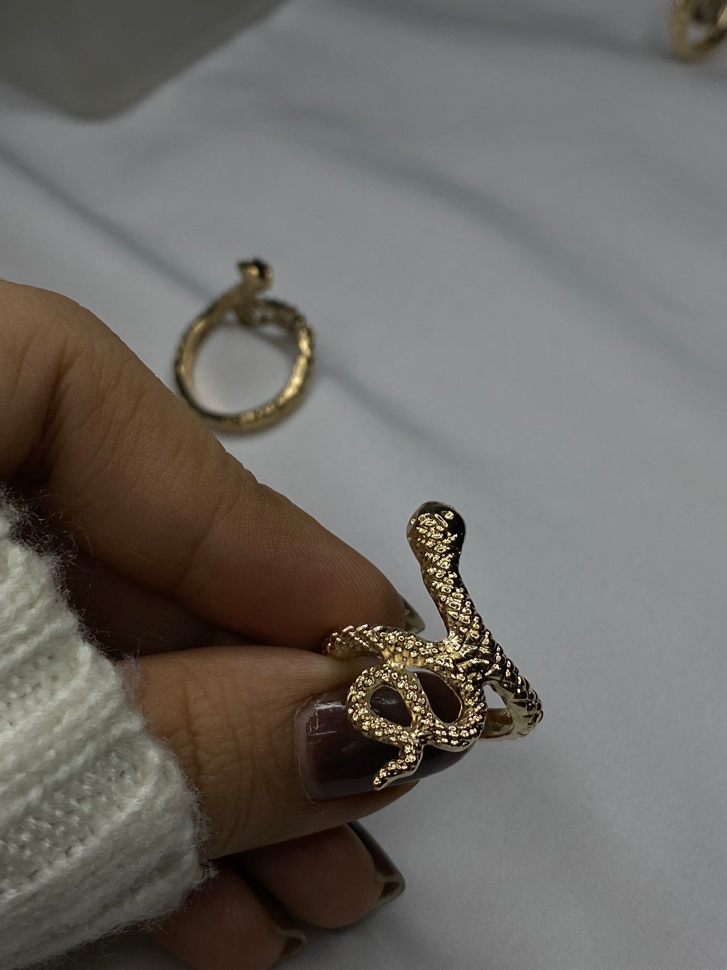 Snake Carved Ring