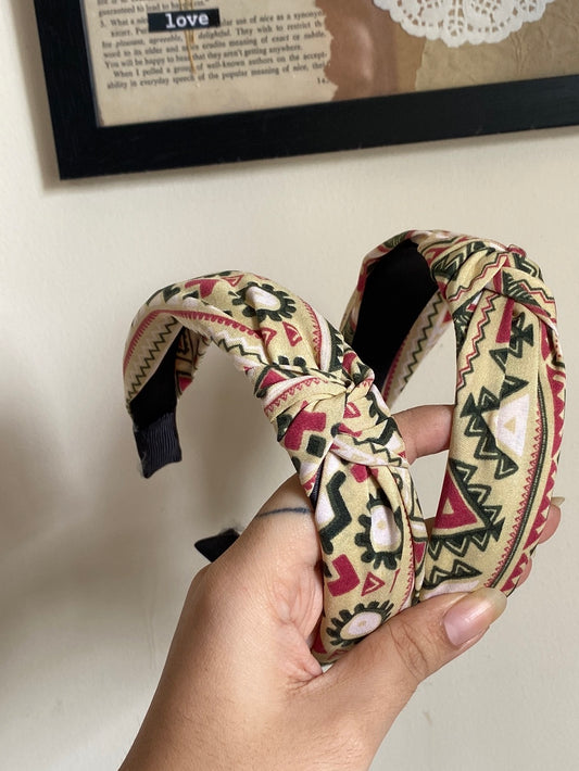 Indie print headband