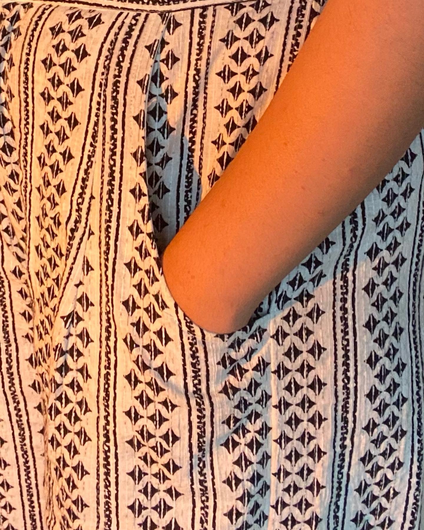 Cotton Printed Flare Pant