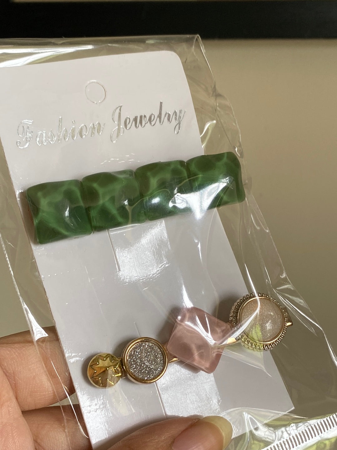 Stone hairclips