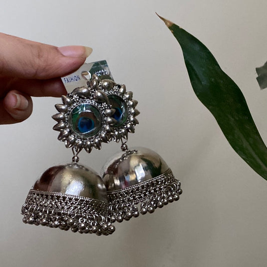 Peacock jhumka