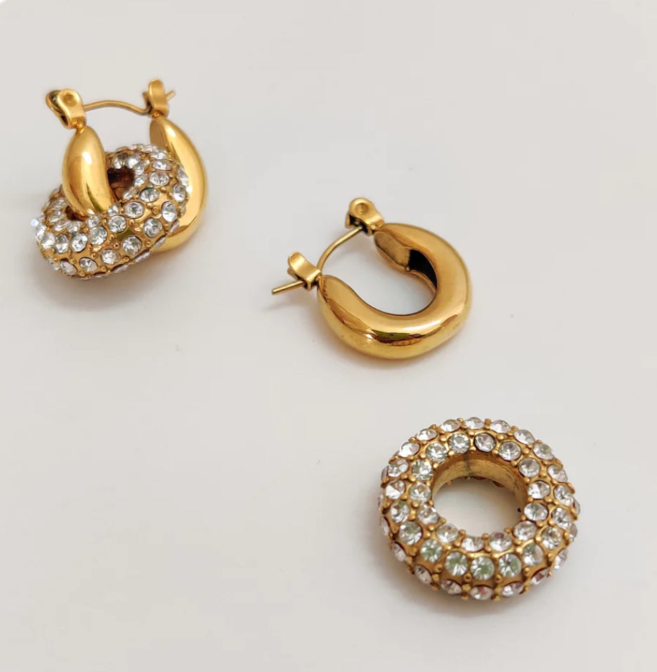 Diamante earrings