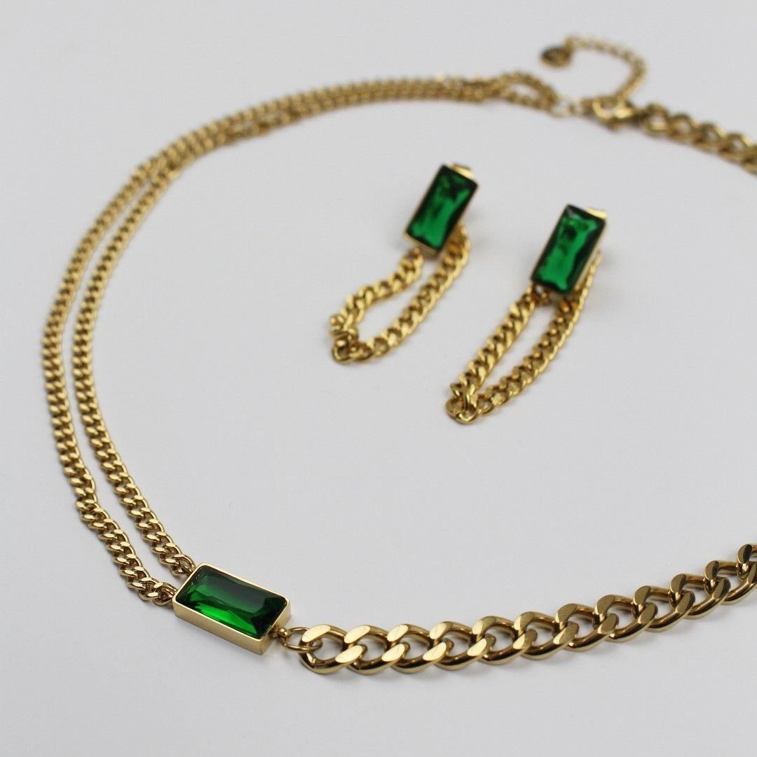 EMERALD JEWELRY SET