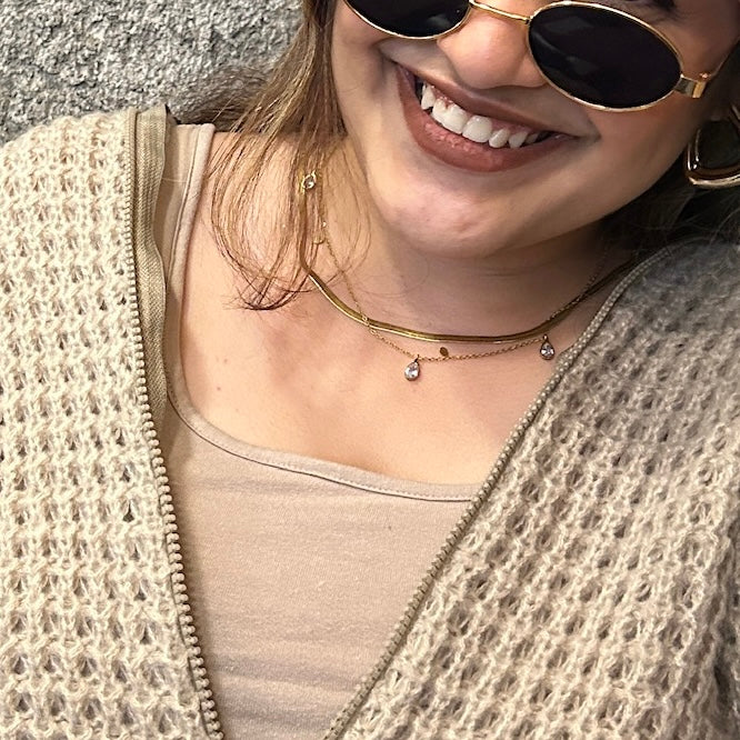 Droplet Charm Necklace