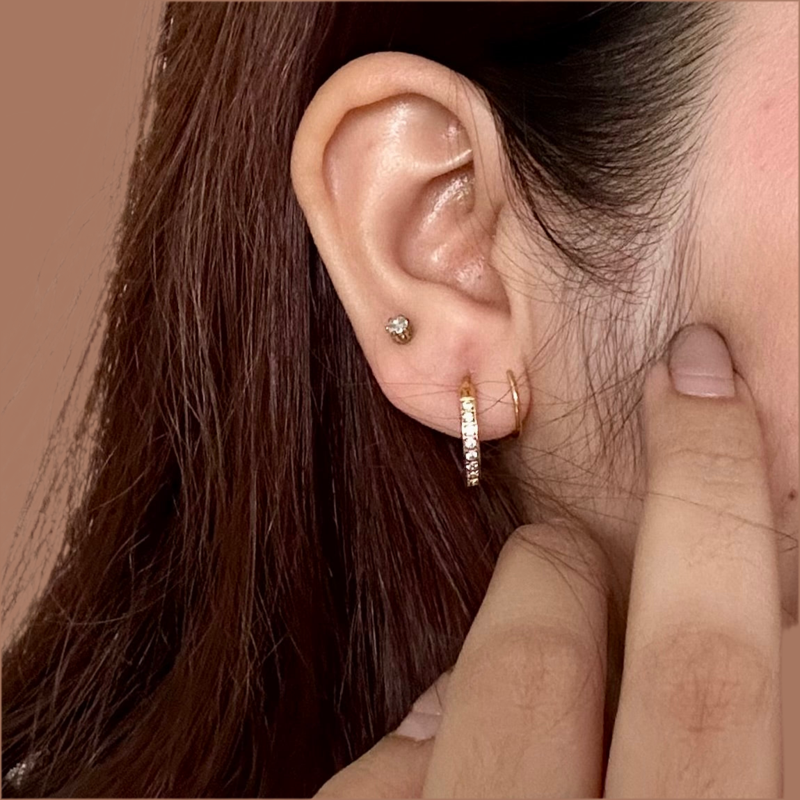 FAKE EAR PIERCING EARRINGS