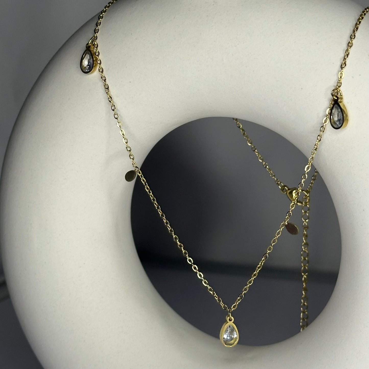 Droplet Charm Necklace