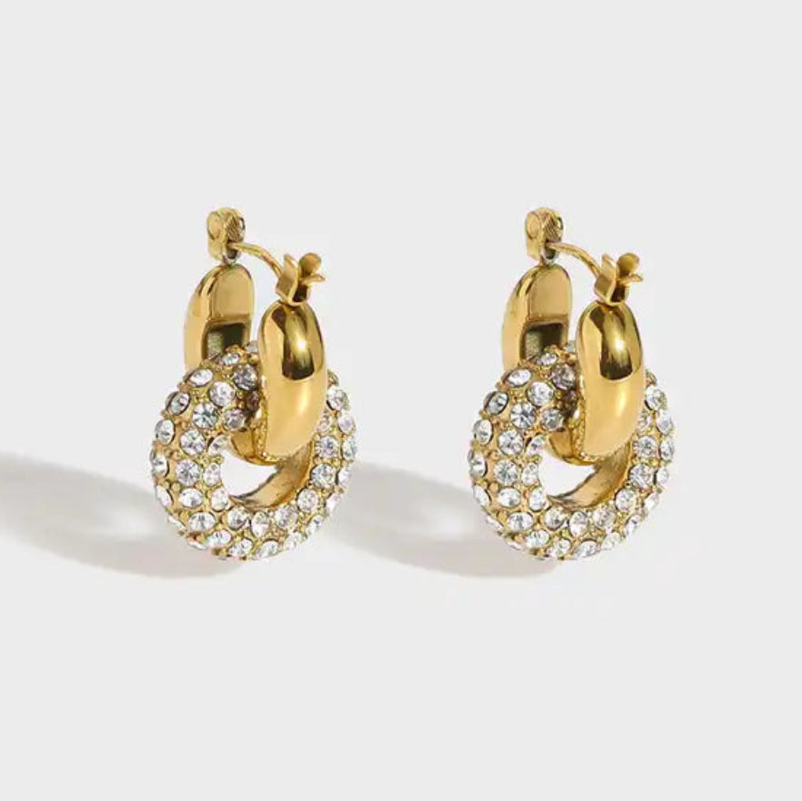 Diamante earrings