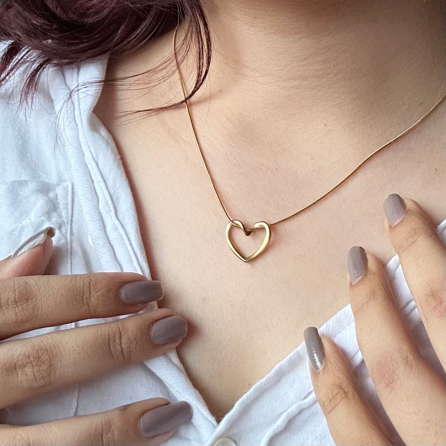 DIZZLE HEART NECKLACE