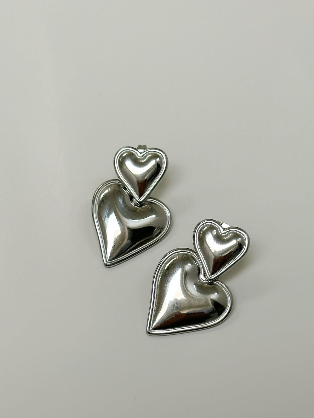 Double Heart Earrings