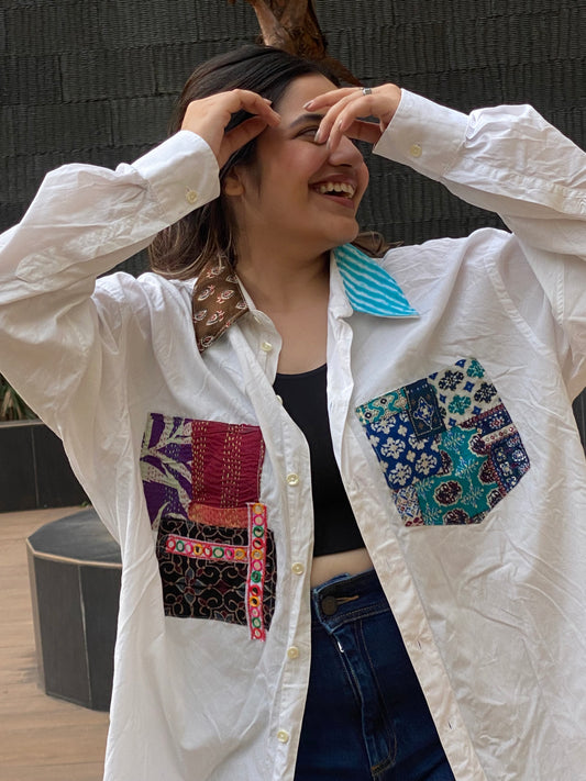 Patchwork Unisex Shirt