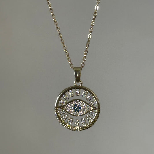 EVIL EYE CHARM NECKLACE