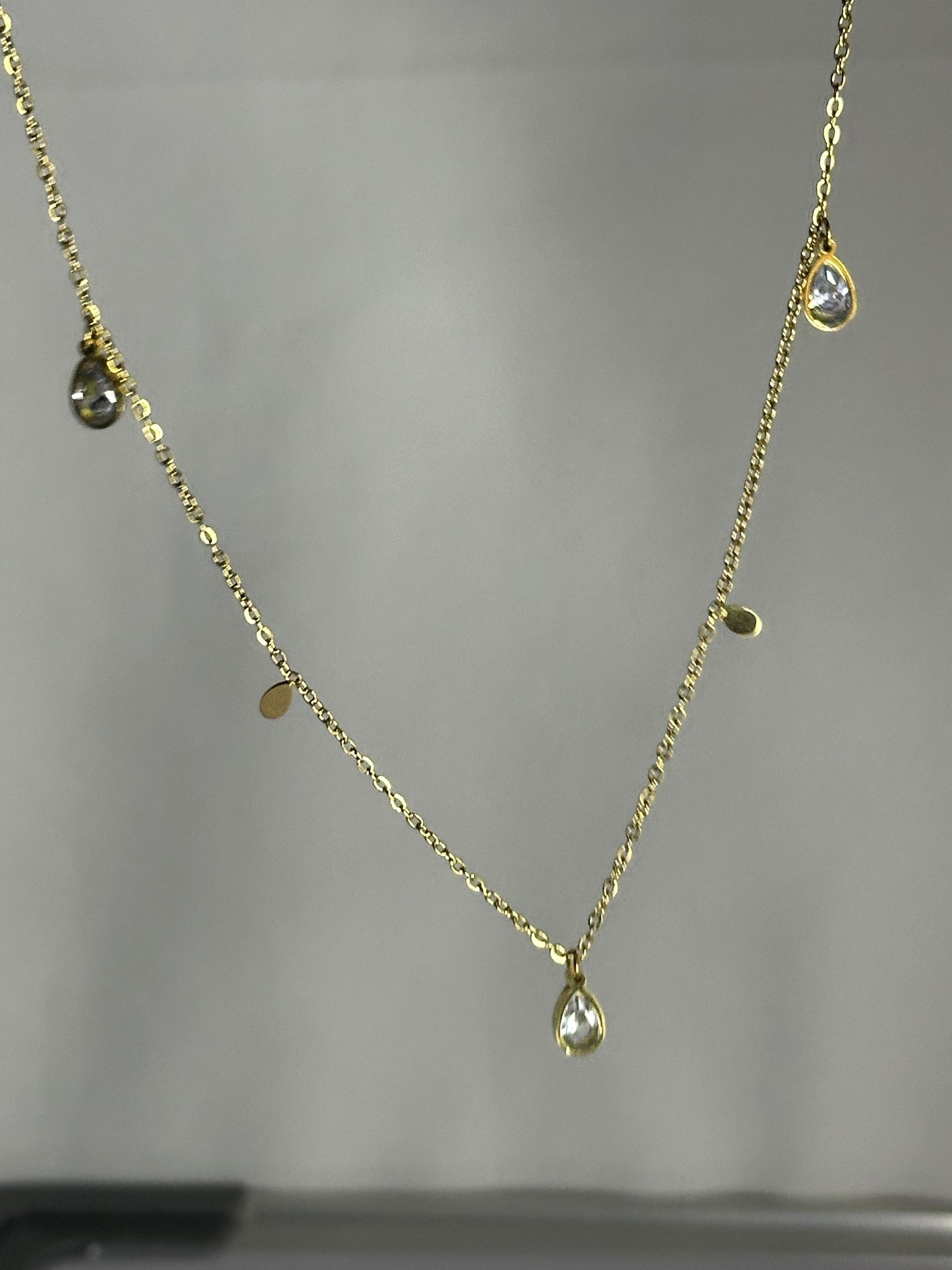 Droplet Charm Necklace