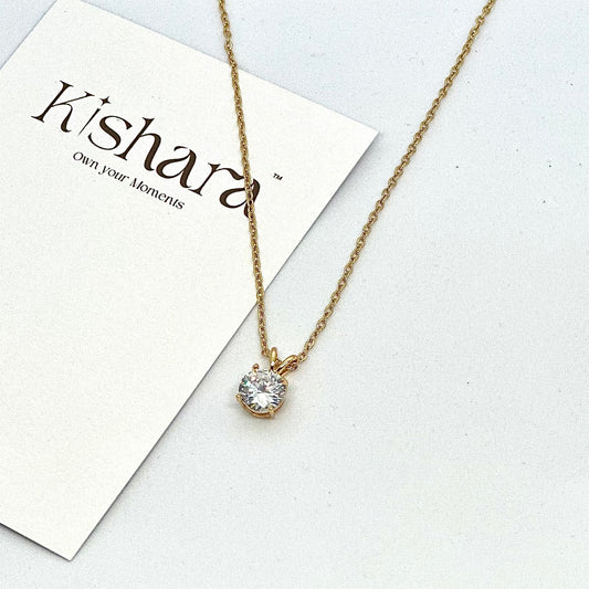 Minimal Rhinestone Necklace