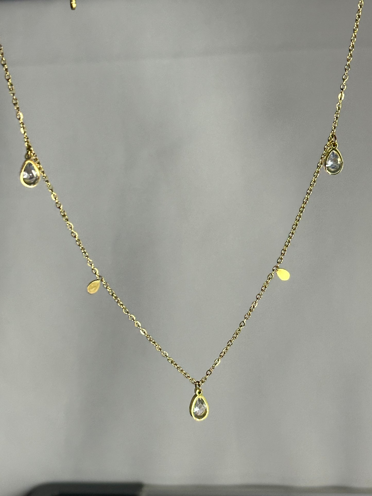 Droplet Charm Necklace