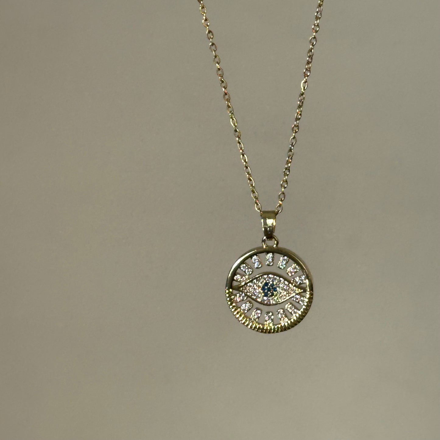 EVIL EYE CHARM NECKLACE