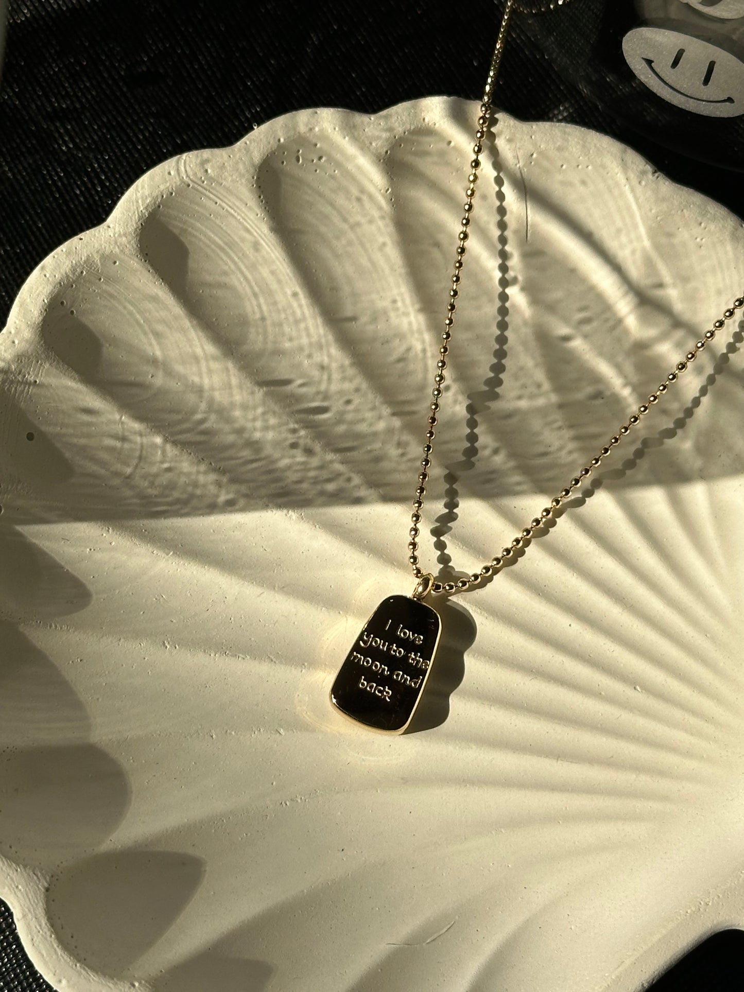 Love you to the moon and back necklace