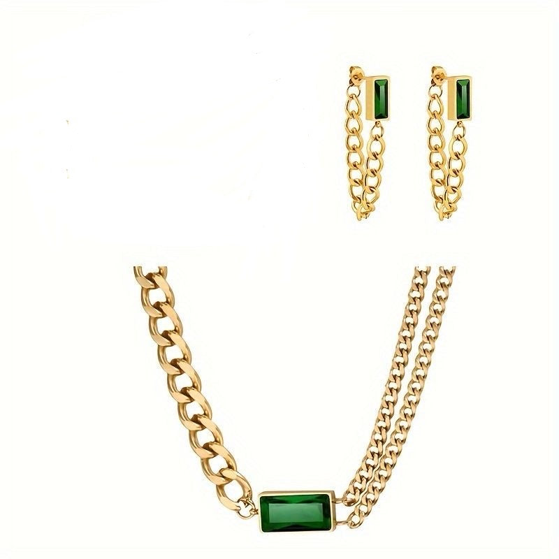 EMERALD JEWELRY SET