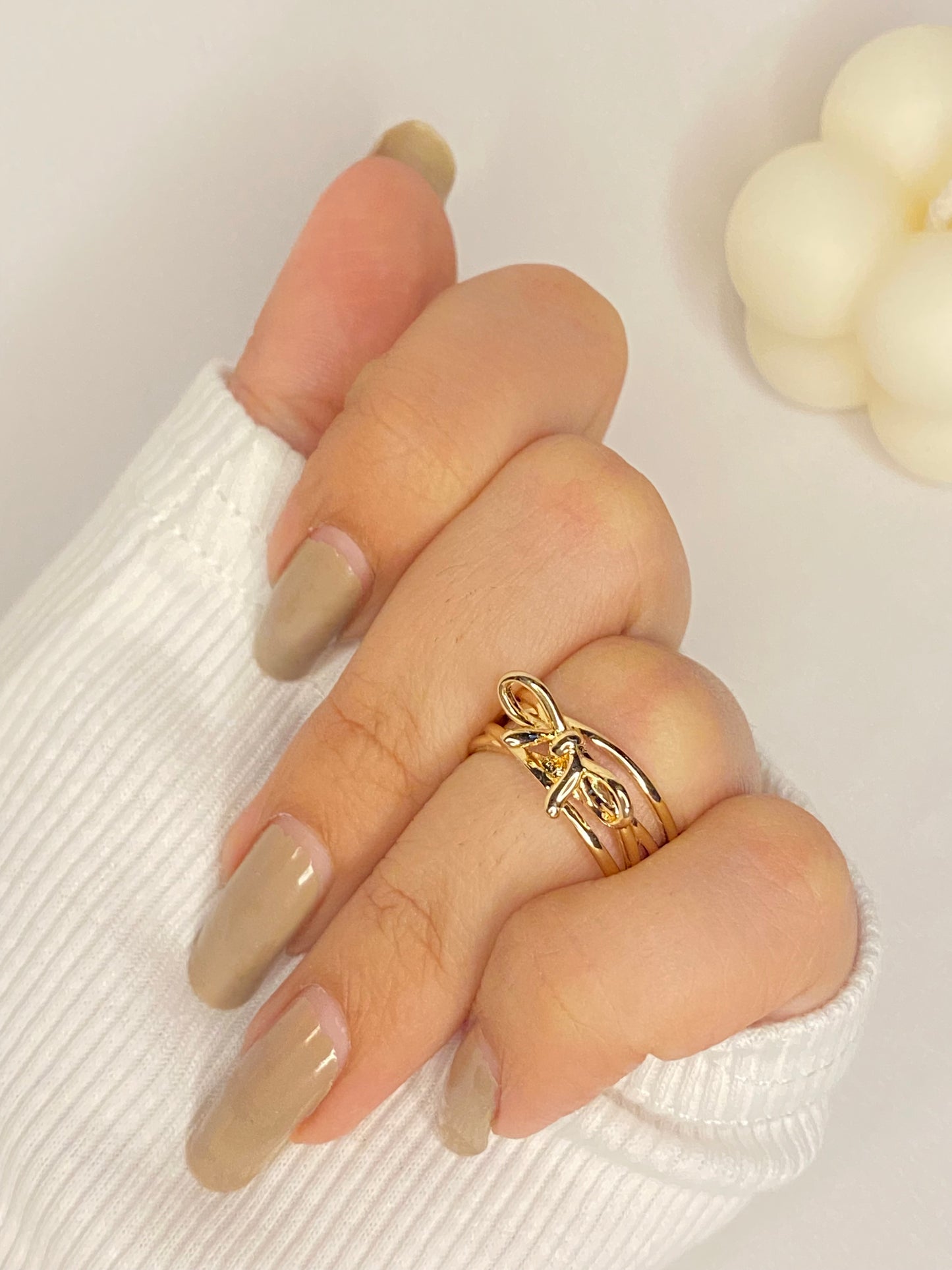 Sleek Bow Ring