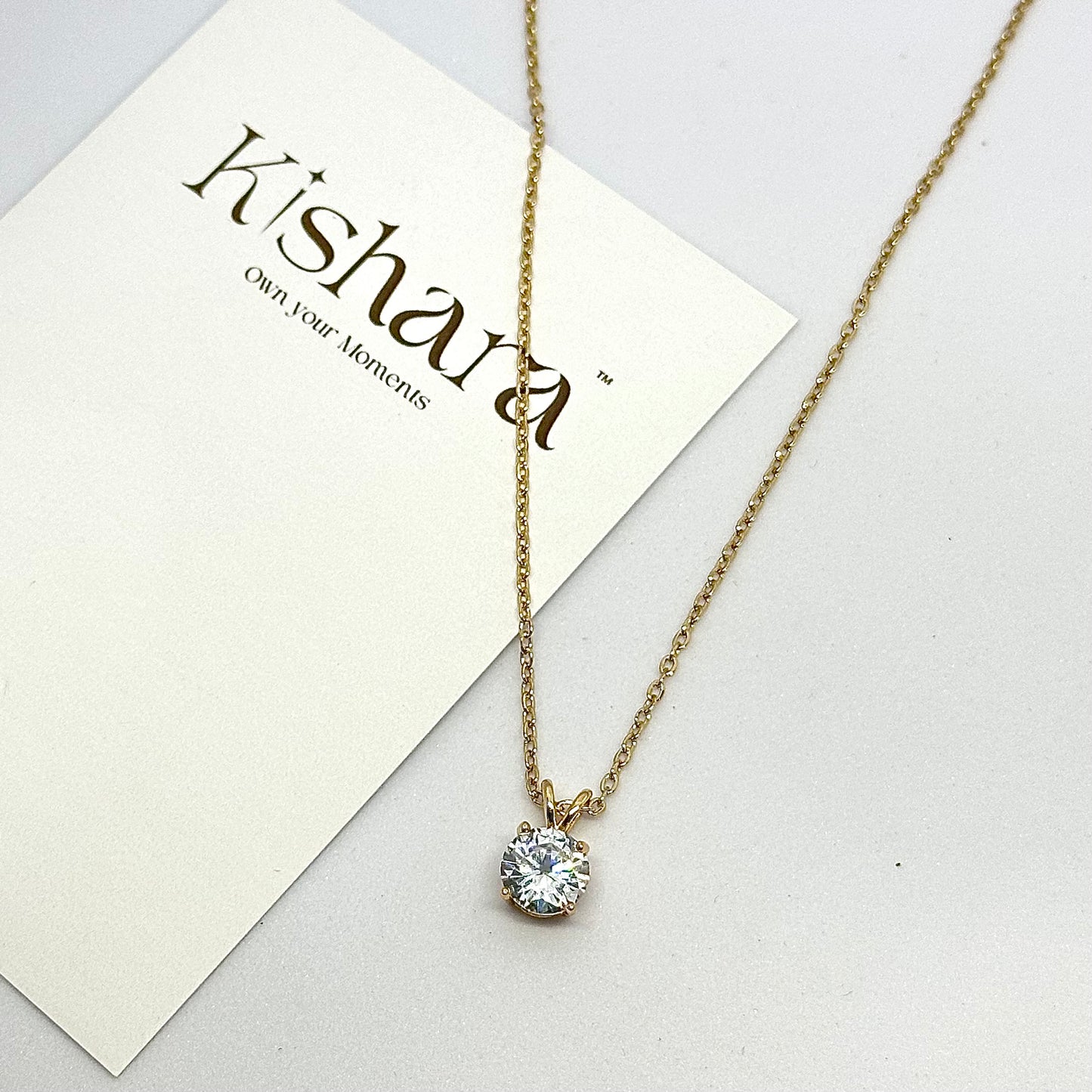 Minimal Rhinestone Necklace