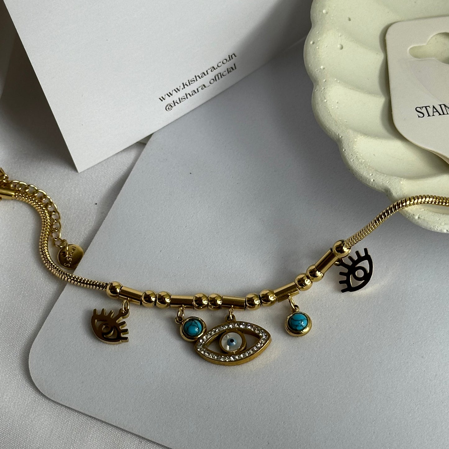 EVIL EYE CHARM BRACELET