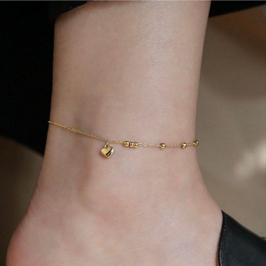 HEART ANKLET