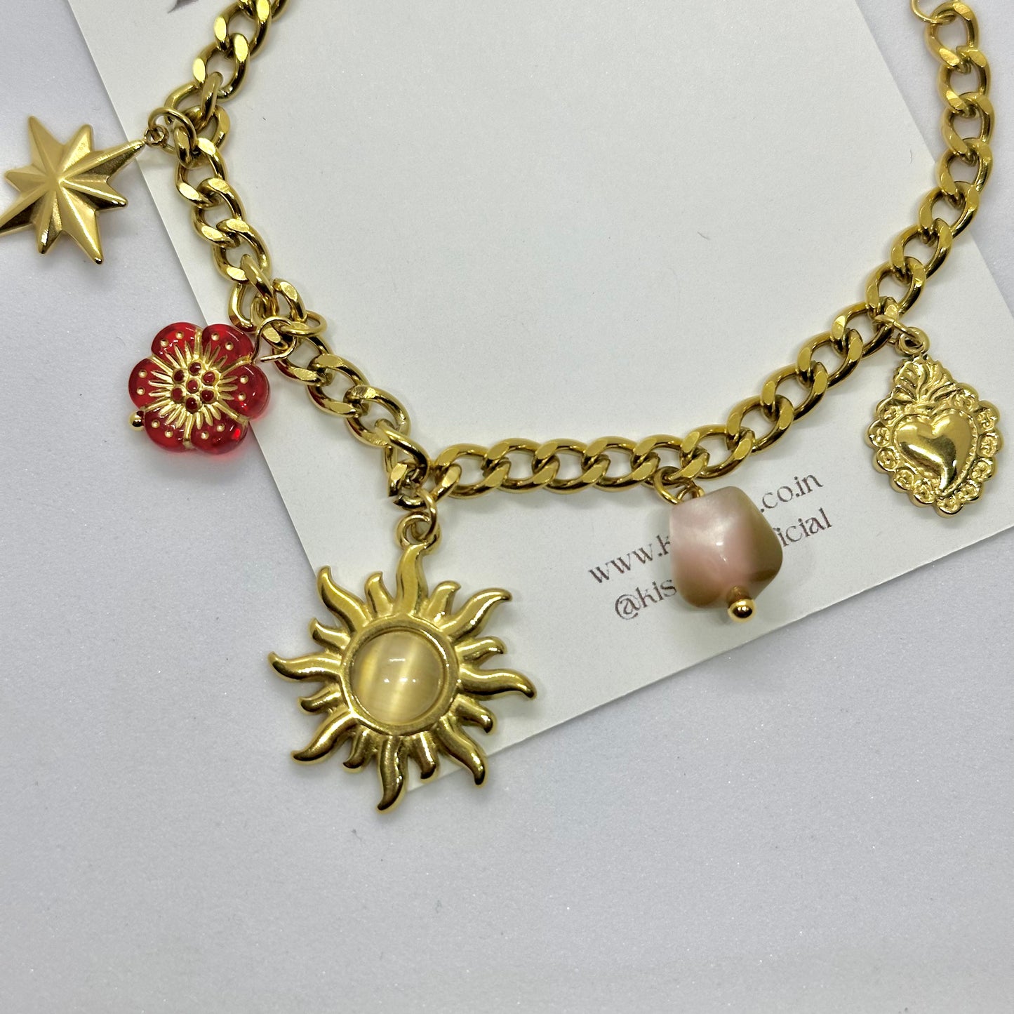 THE SUNBURN CHARM BRACELET