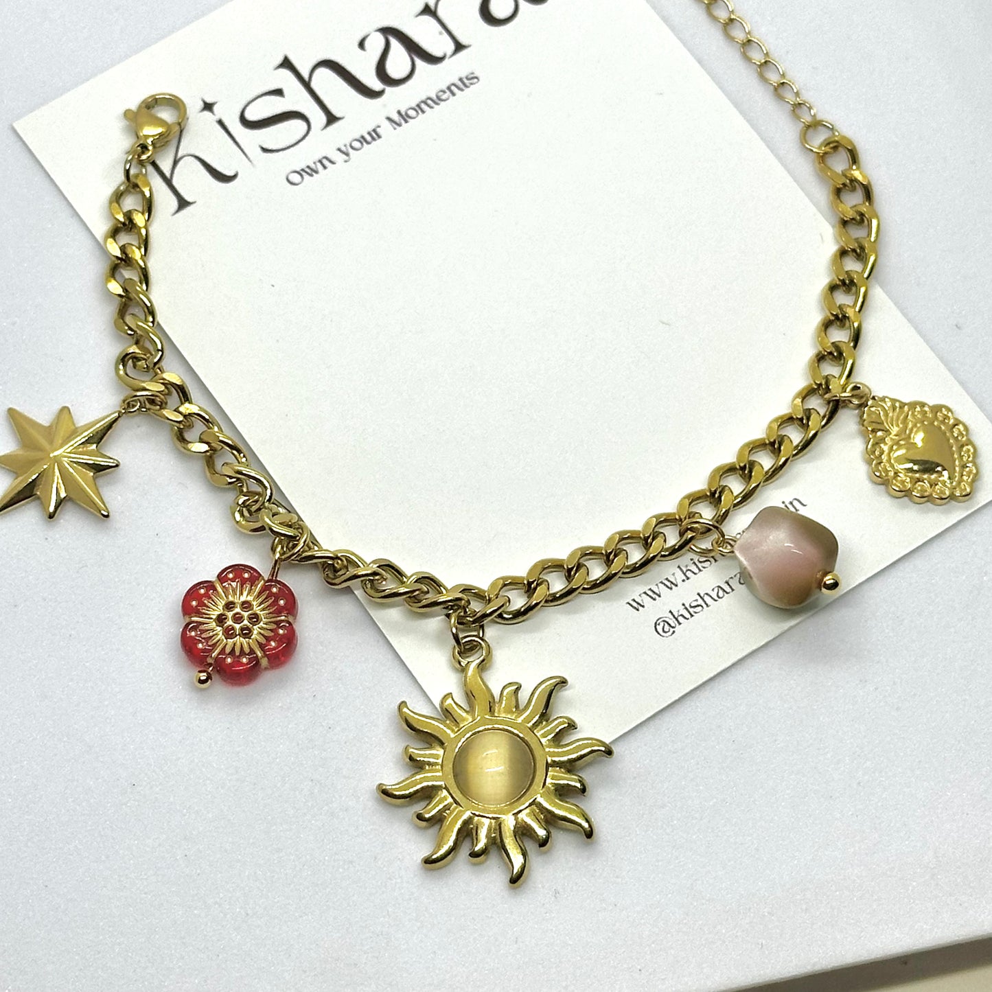 THE SUNBURN CHARM BRACELET