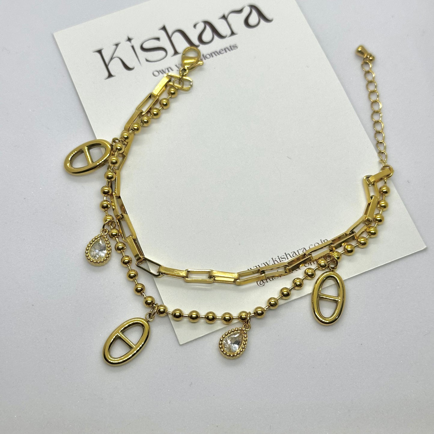 THE CELESTIAL HEART CHARM BRACELET